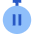 Timer Pause Icon from Sharp Flat Set