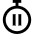 Timer Pause Icon from Sharp Line Set
