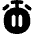 Timer Pause Icon from Flex Solid Set