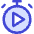 Timer Play Start Icon from Core Duo Set