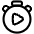Timer Play Start Icon from Plump Line Set