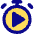 Timer Play Start Icon from Core Pop Set