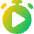 Timer Play Start Icon from Core Gradient Set