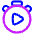 Timer Play Start Icon from Plump Neon Set