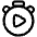 Timer Play Start Icon from Plump Line Set