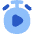 Timer Play Start Icon from Flex Flat Set