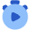 Timer Play Start Icon from Plump Flat Set