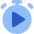 Timer Play Start Icon from Core Flat Set