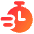 Timer Stopwatch Quick Fast Express Icon from Core Gradient Set