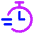 Timer Stopwatch Quick Fast Express Icon from Core Neon Set