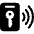 Key Car Radiowaves Forward Icon from Ultimate Bold Set