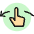 Gesture Swipe Horizontal Left 2 Icon from Ultimate Colors Set