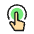 Gesture Tap 2 Icon from Ultimate Colors Set