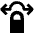 Gesture Tap Swipe Horizontal Finger Icon from Nova Solid Set