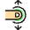 Gesture Tap Swipe Vertical Icon from Ultimate Colors Set