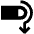 Gesture Tap Swipe Vertical Down Finger Icon from Nova Solid Set