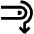 Gesture Tap Swipe Vertical Down Finger Icon from Nova Line Set