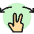 Gesture Two Finger Zoom Out icon - Free transparent PNG, SVG. No sign up needed.