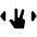 Gesture Two Fingers Horizontal Zoom In Icon from Ultimate Bold Set | Free Download as SVG Vector and Transparent PNG | Streamline icons