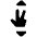 Gesture Two Fingers Scroll Icon from Ultimate Bold Set