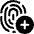 Fingerprint Add Icon from Ultimate Bold Set