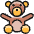 Toys Teddy Bear Icon from Ultimate Colors Set