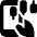 Trading Apps Hand Icon from Ultimate Bold Set