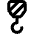Crane Hook Icon from Core Remix Set