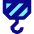Crane Hook Icon from Sharp Pop Set