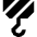 Crane Hook Icon from Sharp Solid Set