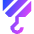 Crane Hook Icon from Sharp Gradient Set