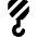 Crane Hook Icon from Core Solid Set