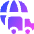 International Shipment Icon from Flex Gradient Set