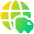 International Shipment Icon from Plump Gradient Set