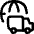 International Shipment Icon from Flex Line Set