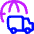 International Shipment Icon from Flex Neon Set