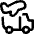 Logistic Ground Air Shipping Icon from Flex Line Set