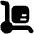 Transfer Cart Icon from Plump Solid Set