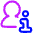 Transfer Courier Information Icon from Plump Neon Set
