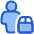 Transfer Courier Man Icon from Plump Duo Set
