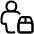 Transfer Courier Man Icon from Plump Line Set