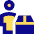 Transfer Courier Man Icon from Sharp Pop Set