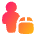 Transfer Courier Man Icon from Plump Gradient Set