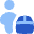 Transfer Courier Man Icon from Flex Flat Set