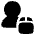 Transfer Courier Package Icon from Plump Solid Set