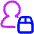 Transfer Courier Package Icon from Plump Neon Set