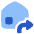 Transfer Delivered Outbound Icon from Plump Flat Set