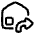 Transfer Delivered Outbound Icon from Plump Line Set