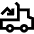 Transfer Truck Load Icon from Sharp Line Set
