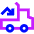 Transfer Truck Load Icon from Sharp Neon Set
